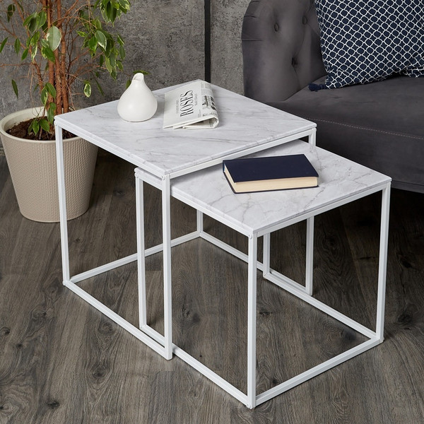 Комплект журнальных столиков Мебелик МеталлАрт М002