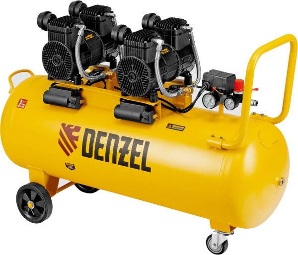 Воздушный компрессор Denzel DLP-3000/100 / 58145