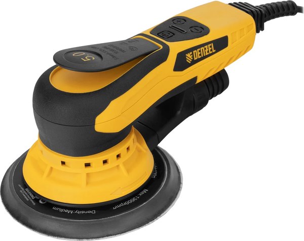 Эксцентриковая шлифовальная машина Denzel OS-150-BL / 27606 - фото