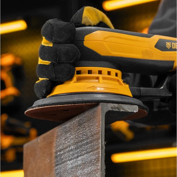 Эксцентриковая шлифовальная машина Denzel OS-150-BL / 27606