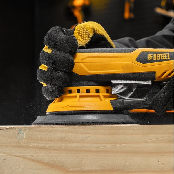 Эксцентриковая шлифовальная машина Denzel OS-150-BL / 27606