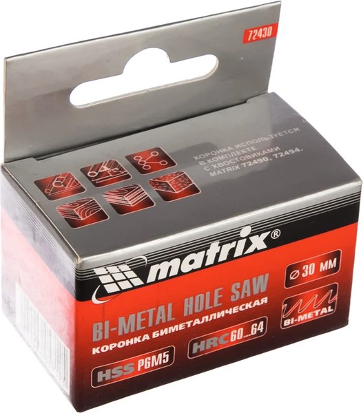 Коронка Matrix 30мм / 72430