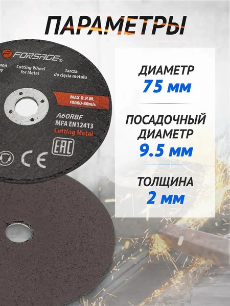 Набор отрезных дисков Forsage F-CW0994