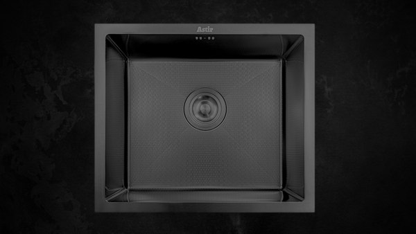 Мойка кухонная Astir Decor PVD Black 50x43B