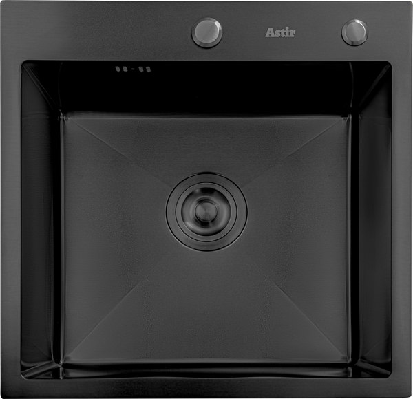 Мойка кухонная Astir PVD Black 50x50B - фото