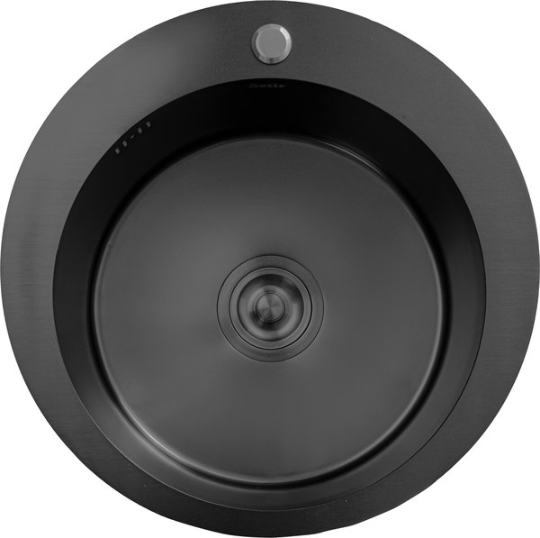 Мойка кухонная Astir PVD Black 50x50RB - фото