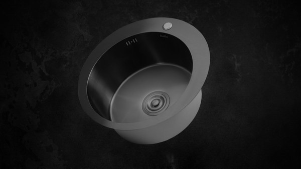 Мойка кухонная Astir PVD Black 50x50RB