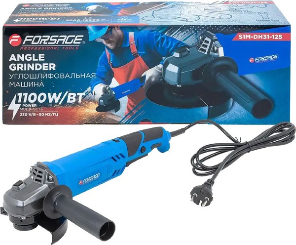 Угловая шлифовальная машина Forsage 62 011 / F-S1M-DH31-125 - фото