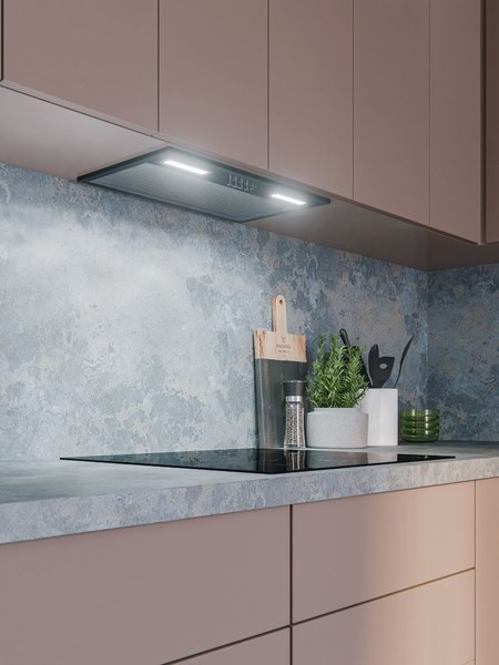 Вытяжка скрытая Lex Hyper 600 BL