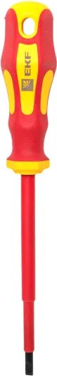 Отвертка EKF Master SL5.5x125мм 1000В / sl-5.5-125-mas-in - фото