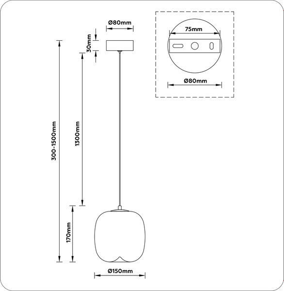 Потолочный светильник Ambrella LH11091 WH/FR