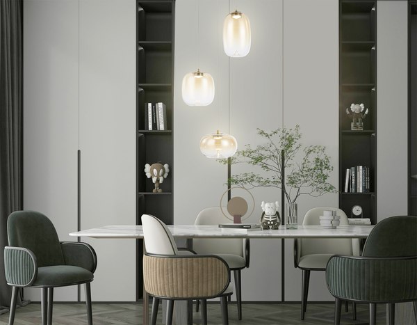 Люстра Ambrella LH11105/3 BS/TI (латунь/янтарь)