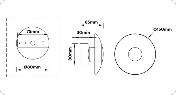 Светильник Ambrella LH31037 GR/SM