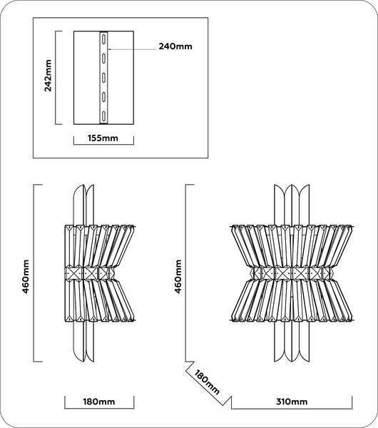 Светильник Ambrella LH41029/2 BS/CL