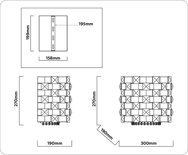 Светильник Ambrella LH41014/2 BS/CL