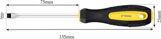 Отвертка BLOX ОИ 3х75 / BX336063