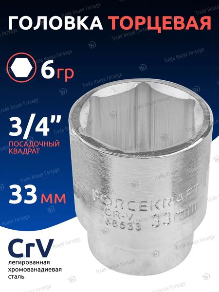 Головка слесарная ForceKraft FK-56533