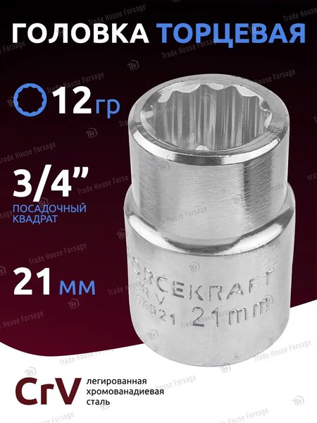 Головка слесарная ForceKraft FK-56921