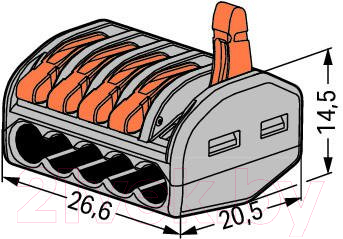 Клемма Wago 222-415