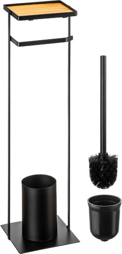 Стойка для туалетной бумаги с ершиком El Casa 240374