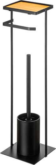 Стойка для туалетной бумаги с ершиком El Casa 240374