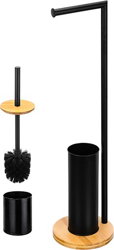 Стойка для туалетной бумаги с ершиком El Casa 240502