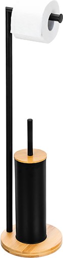 Стойка для туалетной бумаги с ершиком El Casa 240502
