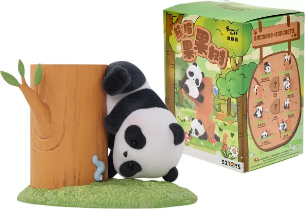 Фигурка коллекционная 52Toys Panda Roll. Fruit Tree Climbing / 64653