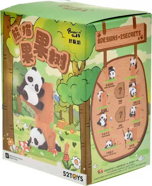 Фигурка коллекционная 52Toys Panda Roll. Fruit Tree Climbing / 64653