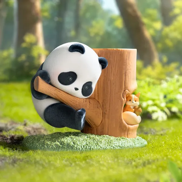Фигурка коллекционная 52Toys Panda Roll. Fruit Tree Climbing / 64653