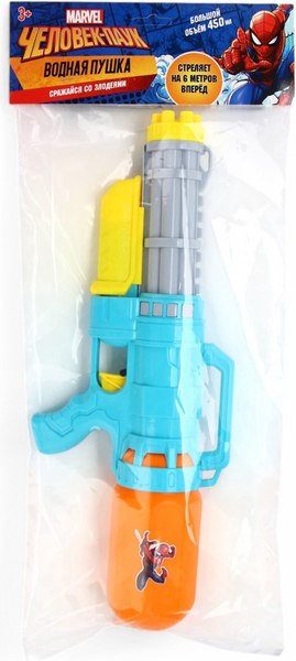 Бластер игрушечный Marvel Водный. Человек-паук 388 / 10807626