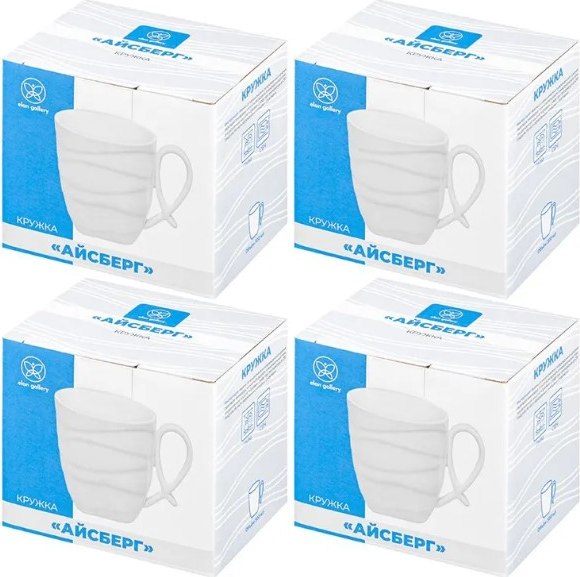 Набор кружек Elan Gallery Айсберг волны / 540358_4