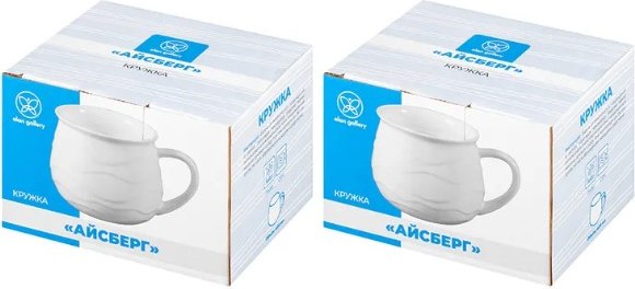 Набор кружек Elan Gallery Айсберг волны / 540870_2