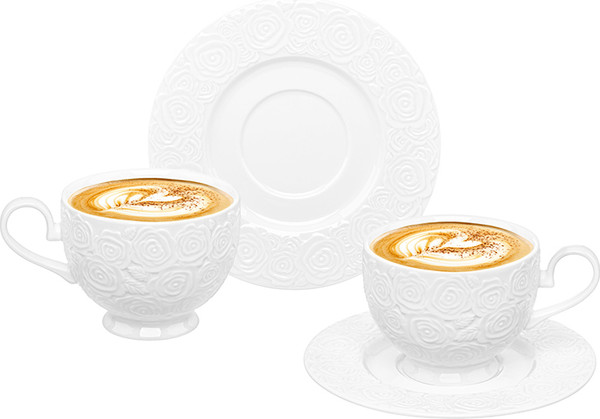 Набор для чая/кофе Elan Gallery Розы / 540878_2 - фото