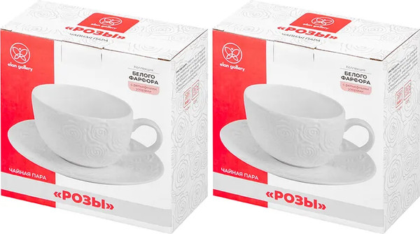 Набор для чая/кофе Elan Gallery Розы / 540931_2