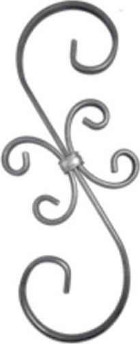 Элемент кованый Строй Свой Мир Узор фигурный 03.142-С_2 - фото