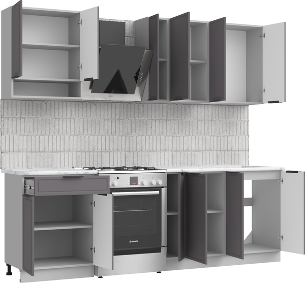 Кухонный гарнитур Arvento Флок-плюс 1.8м