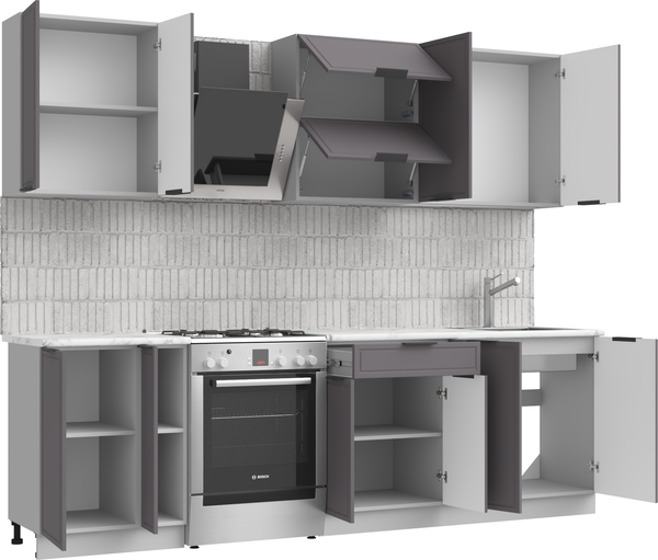Кухонный гарнитур Arvento Флок-плюс 2м