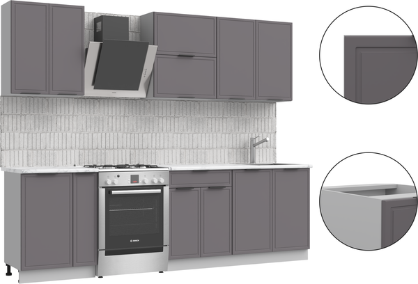 Кухонный гарнитур Arvento Флок-плюс 2м