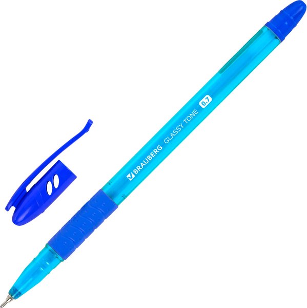 Ручка шариковая Brauberg Glassy Tone / 144108 - фото