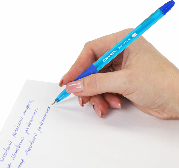 Ручка шариковая Brauberg Glassy Tone / 144108