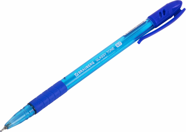 Ручка шариковая Brauberg Glassy Tone / 144108