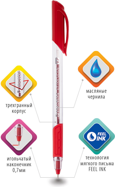 Ручка шариковая Brauberg Extra Glide / 142920