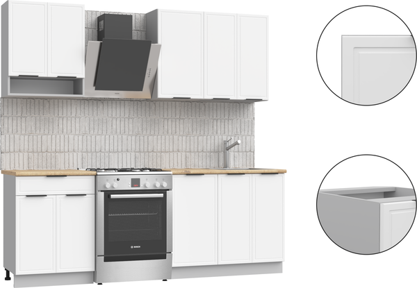 Кухонный гарнитур Arvento Флок-плюс 1.6м