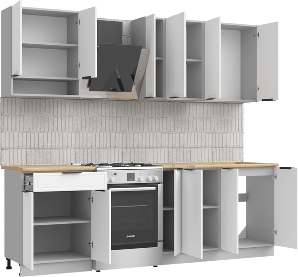 Кухонный гарнитур Arvento Флок-плюс 1.8м