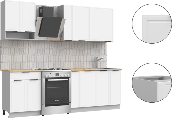 Кухонный гарнитур Arvento Флок-плюс 1.8м