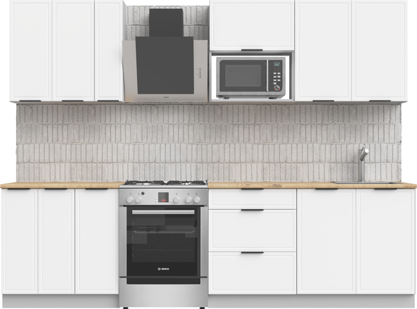 Кухонный гарнитур Arvento Флок-плюс 2.2м