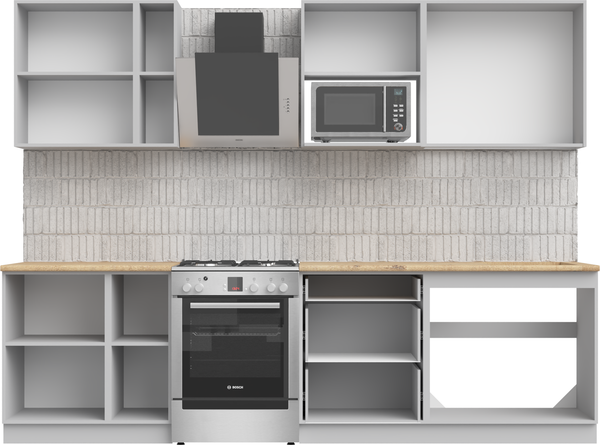 Кухонный гарнитур Arvento Флок-плюс 2.2м