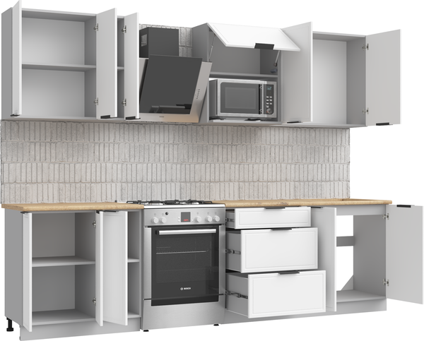 Кухонный гарнитур Arvento Флок-плюс 2.2м
