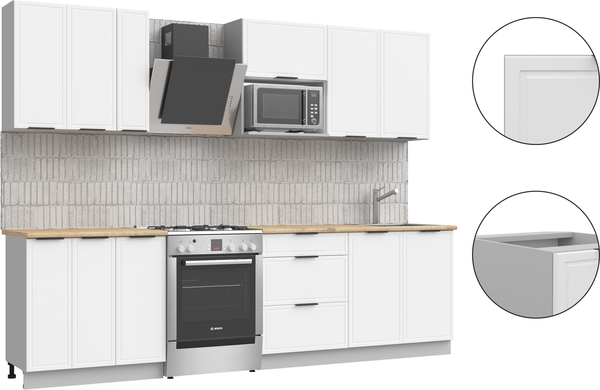 Кухонный гарнитур Arvento Флок-плюс 2.2м